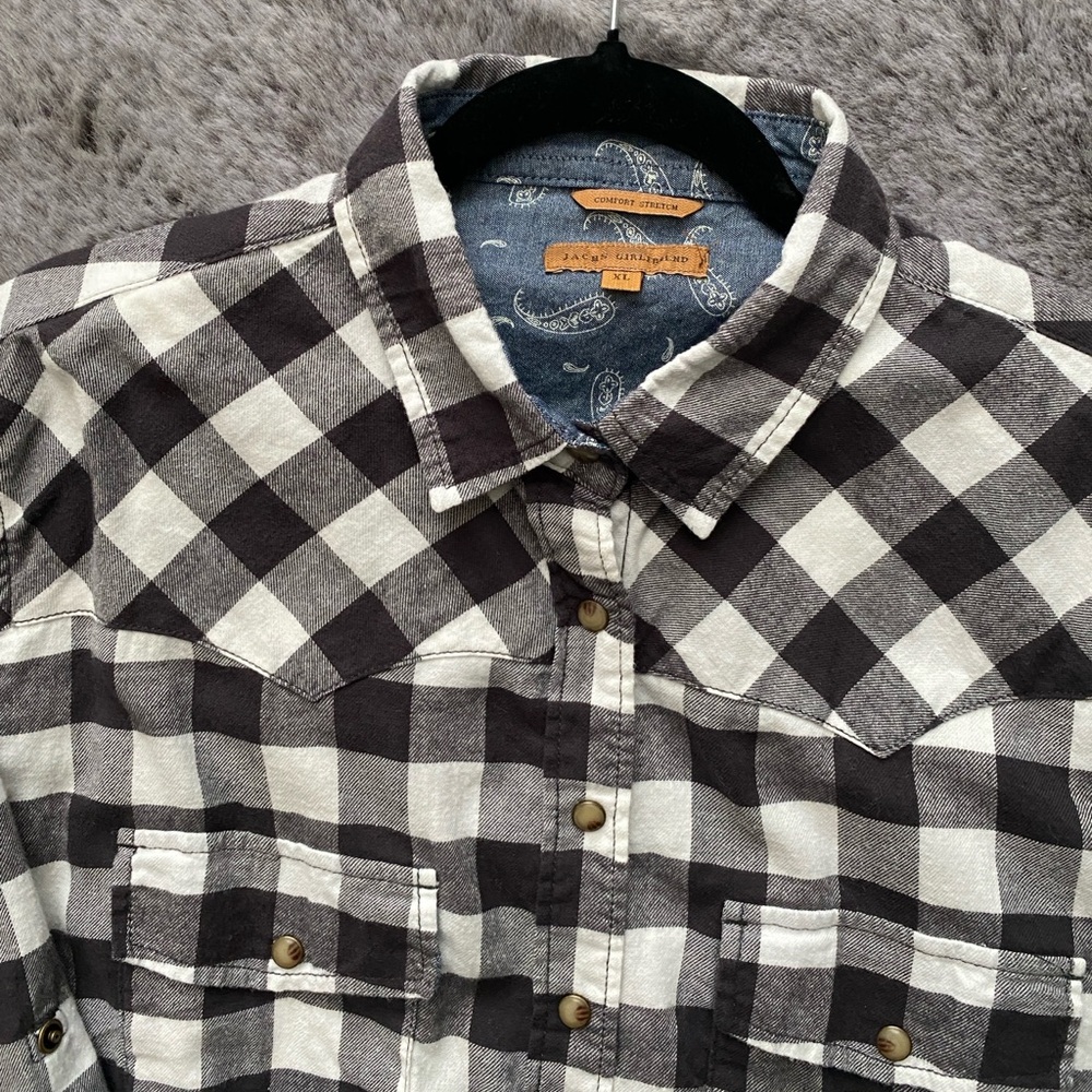 Jachs girlfriend flannel plaid XL